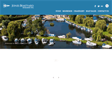 Tablet Screenshot of jonesboatyard.co.uk